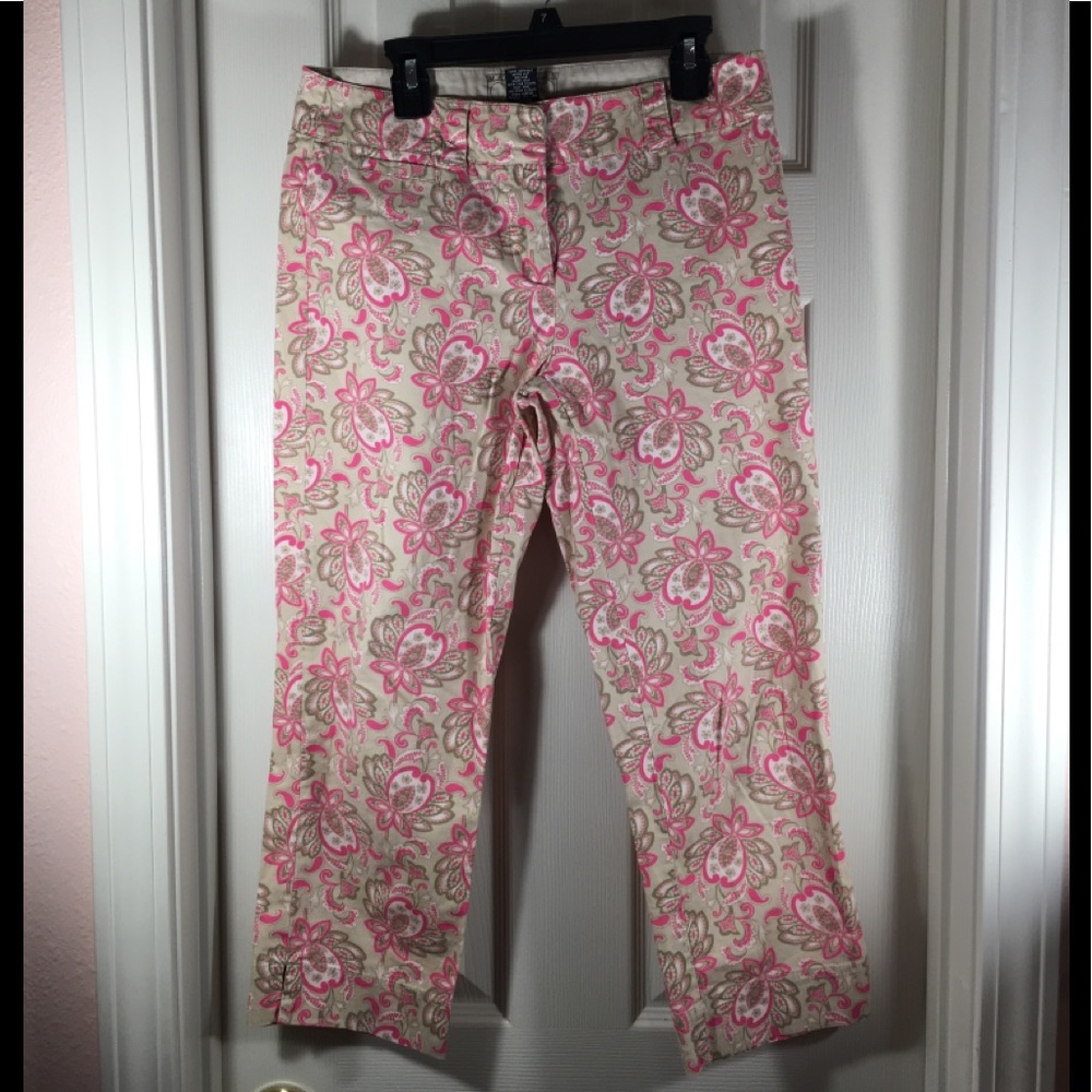 New York & Co Women's Size 2 Manhattan Chino Pink